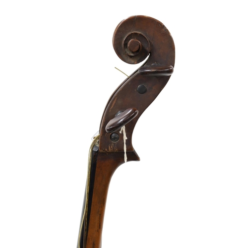 2511 - Interesting early English violoncello from the Kennedy Workshop, the two piece back of plainish wood... 