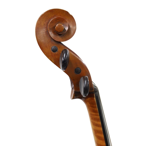 2518 - Interesting late 18th century violoncello indistinctly labelled Made by James...1794, no. 1, Voilinc... 