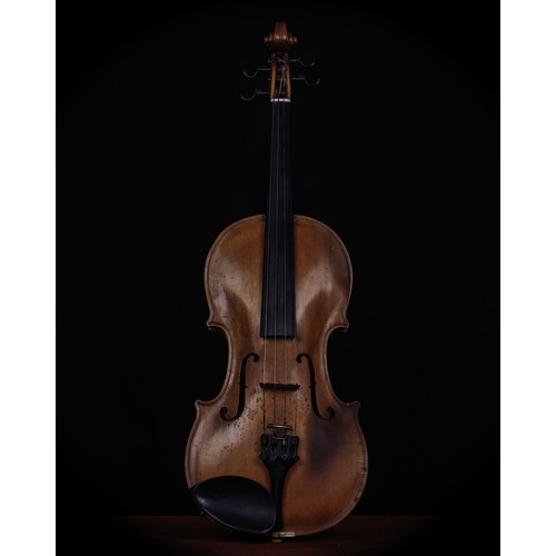 296 - C.F. Martin guitar interest - rare violin made by John H. Deichman, Nazareth PA, 15th July 1914, num... 