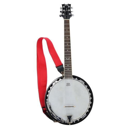 1590 - Dean six string banjo with 11