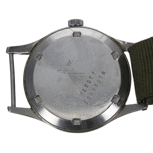 3 - Omega British Military issue stainless steel gentleman's wristwatch, serial no. 10869xxx, circa 1944... 