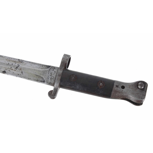 677 - WWII infantry bayonet by Wilkinson London, the 12