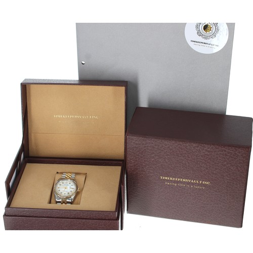 9 - Rolex Oyster Perpetual Datejust gold and stainless steel gentleman's wristwatch, reference no. 16013... 