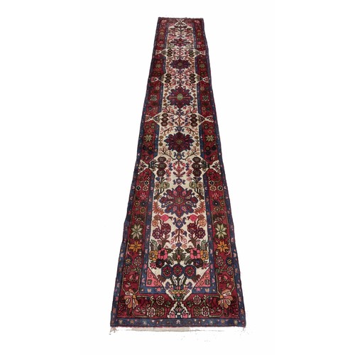 901 - Fine Persian hand-made Navahand runner, 185