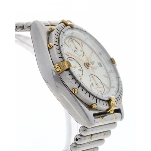 20 - Breitling Chronomat automatic stainless steel and gold gentleman's wristwatch, reference no. 81.950 ... 