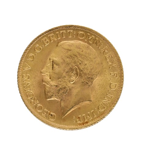 333 - George V 1915 full sovereign coin, 8gm