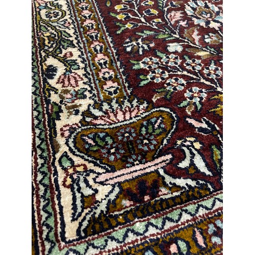 904 - Small Indian Kashmiri prayer rug by and labelled Gulam Mohidin & Son, 46