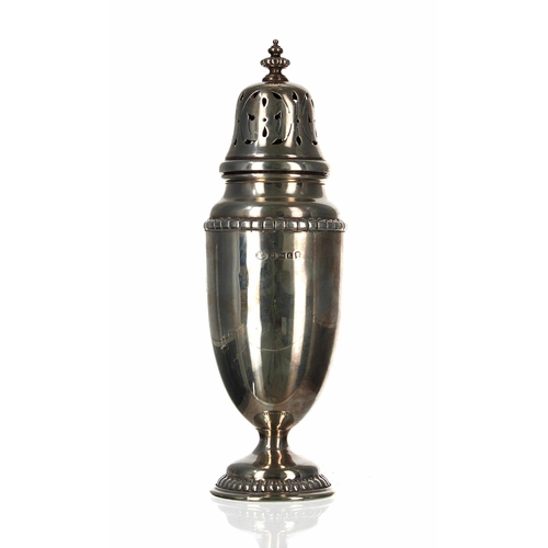 574 - George V silver sugar caster by Alexander Clark & Co Ltd., hallmarked Birmingham 1935, 7.5