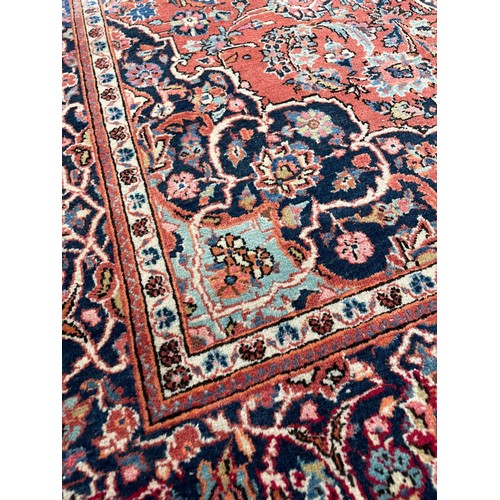 909 - Persian hand-made Kashan rug, 81