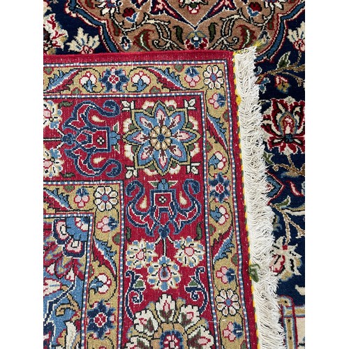 911 - Persian hand-made Qum rug, 80