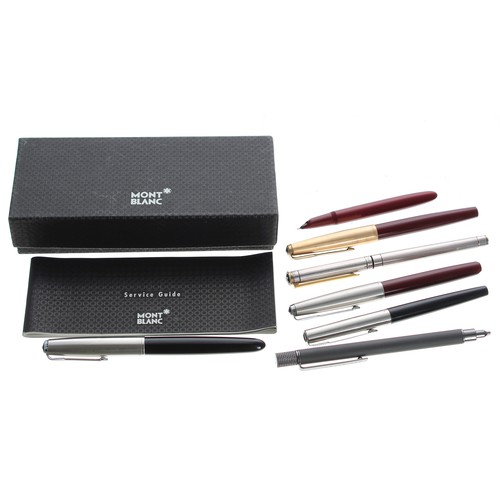 303 - Montblanc 'Noblesse' fountain pen with an 18k nib, in box (personalised inscription to the cover) ; ... 