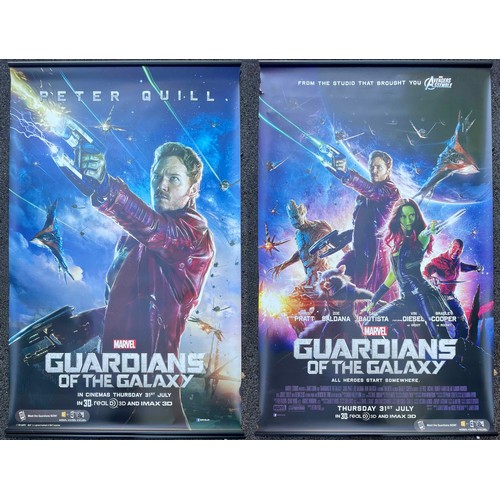 777 - Two large Marvel Guardians Of The Galaxy 2014 movie advertisement cinema foyer posters, 60