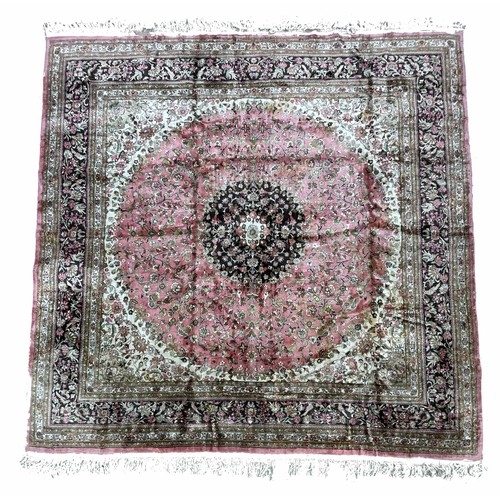 903 - Fine Persian hand-made silk Qum rug, 76