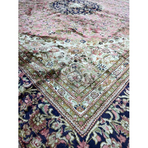 903 - Fine Persian hand-made silk Qum rug, 76