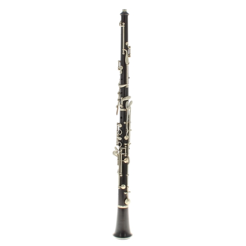 1801 - African blackwood oboe with German silver keywork, signed Adler & Co, made by Oscar Adler in Mar... 