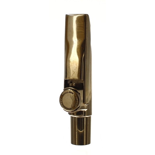 1843 - Lawton 6 Star B gold lacquered alto saxophone mouthpiece