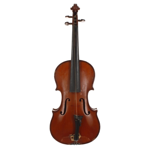 2001 - Three-quarter size German violin circa 1930, 13 5/16