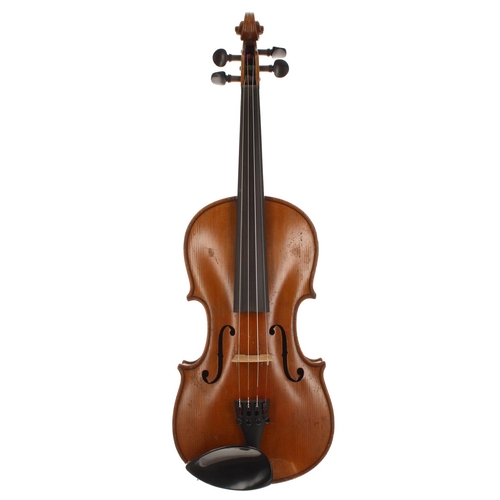 2009 - Maidstone full size violin; also three other full size violins and a three-quarter size violin (5)... 