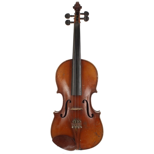 2009 - Maidstone full size violin; also three other full size violins and a three-quarter size violin (5)... 