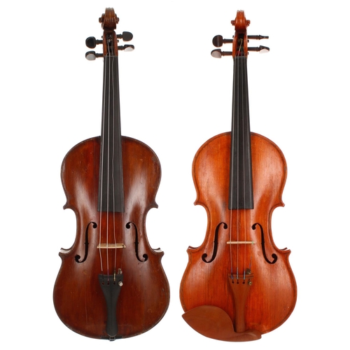 2013 - Scottish violin by and labelled Hugh McDougall, Inverness 1898, 14 1/4