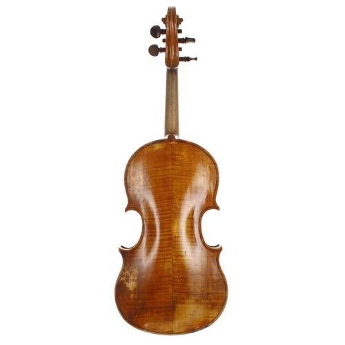 2014 - Scottish violin by and labelled Made by James Findlay, Policeman, Montrose 1914, 14 5/16