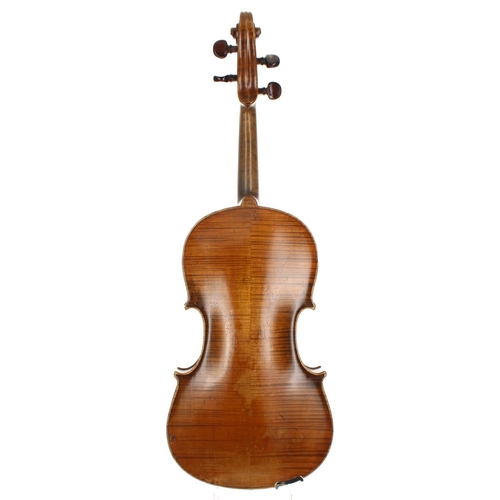 2410 - Late 19th century German viola, 15 7/16