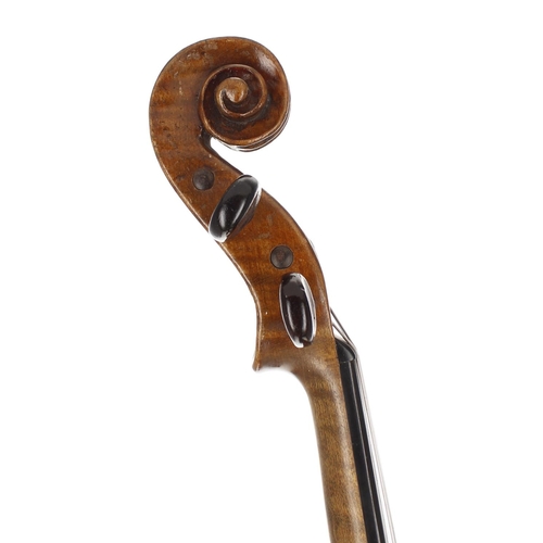 2410 - Late 19th century German viola, 15 7/16