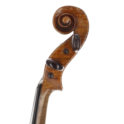 2410 - Late 19th century German viola, 15 7/16