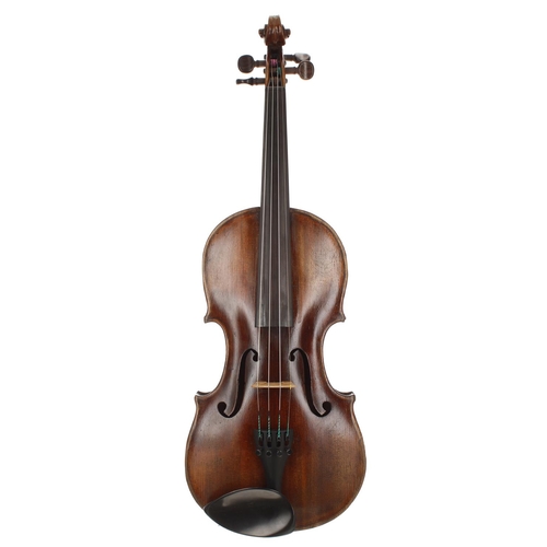 2414 - Interesting late 18th/early 19th century German violin labelled Carolus Ferdinandus Landolphus..., t... 