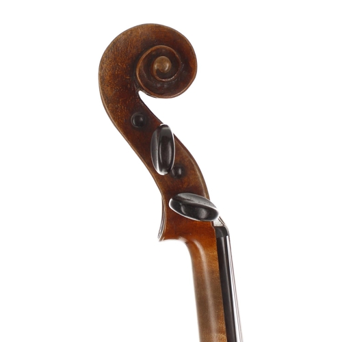 2414 - Interesting late 18th/early 19th century German violin labelled Carolus Ferdinandus Landolphus..., t... 