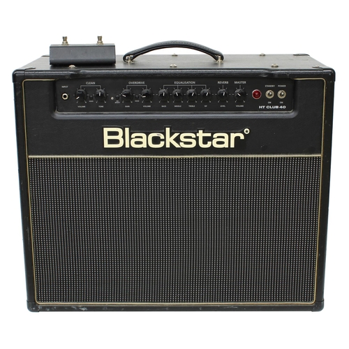 953 - Blackstar Amplification HT Club 40 guitar amplifier, made in China, with footswitch*Please note: Gar... 