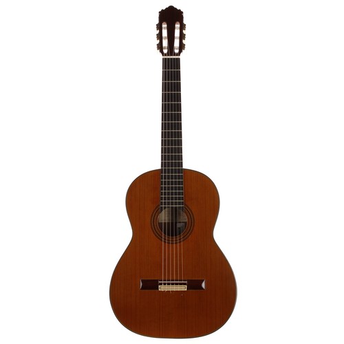 3220 - 1988 Amalio Burguet Model 1A classical guitar, made in Spain; Back and sides: rosewood, light marks ... 