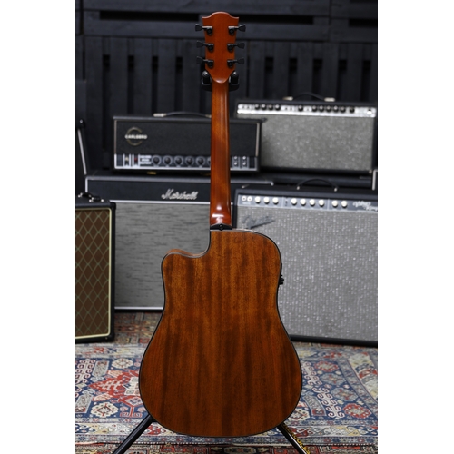 701 - Lâg Tramontane T77DCE electro-acoustic guitar, mahogany finish (new/B stock)*Please note: this lot i... 