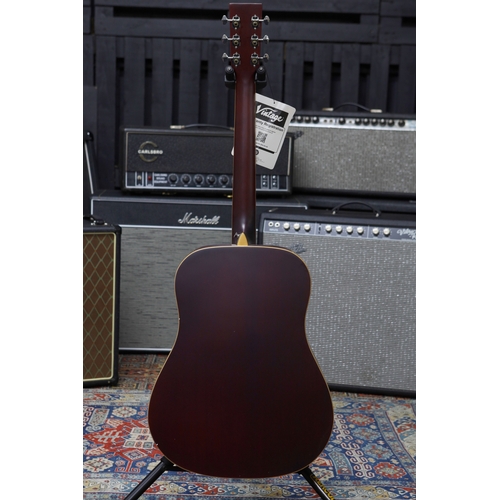 705 - JHS Vintage V501BGB acoustic guitar, red burst finish (new/B stock)*Please note: this lot is subject... 