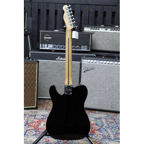 619 - 2022 Squier by Fender Bullet Telecaster electric guitar, black finish with (large blemish to front e... 