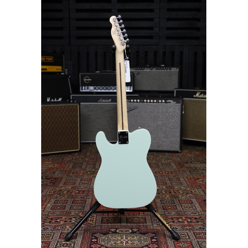 625 - 2021 Squier by Fender Bullet Telecaster electric guitar, surf green finish, with original box and pa... 