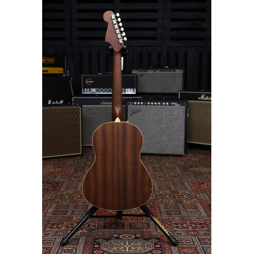 609 - 2022 Fender California Series Sonoran Mini acoustic guitar, natural finish, with gig bag and shippin... 