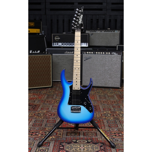 639 - 2021 Ibanez Gio Mikro GRGM21M electric guitar, blue burst finish, with original box and packaging (n... 