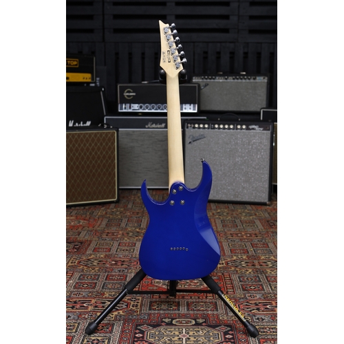 639 - 2021 Ibanez Gio Mikro GRGM21M electric guitar, blue burst finish, with original box and packaging (n... 