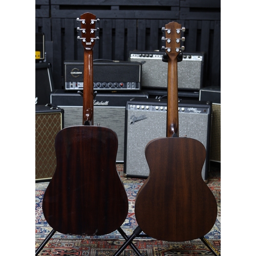 608 - Fender Classic Design CC-60S All Mahogany acoustic guitar; together with another Fender Classic Desi... 