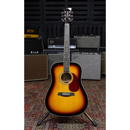 686 - Brunswick BD200 acoustic guitar, sunburst finish, with original box (new/B stock)*Please note: this ... 