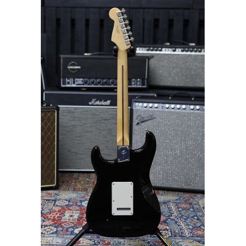 601 - 2019 Fender Player Series Stratocaster electric guitar, made in Mexico, black finish, dent to back, ... 