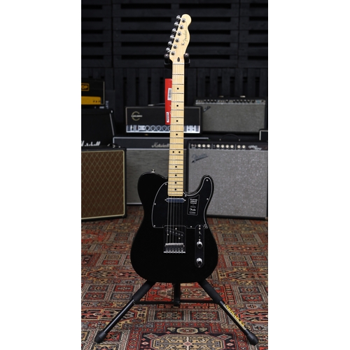 603 - 2022 Fender Player Series Telecaster electric guitar, made in Mexico, black finish (damage to finish... 