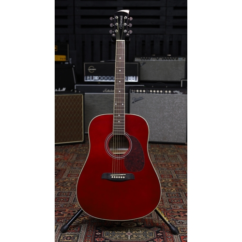 689 - Brunswick BD200R acoustic guitar, red finish, boxed (new/B stock)*Please note: this lot is subject t... 