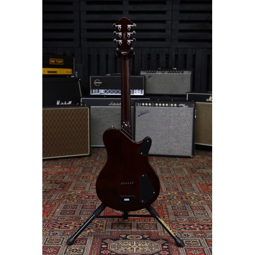 699 - Michael Kelly Hybrid Special left handed semi-hollow body electric guitar, sunburst finish, boxed (n... 