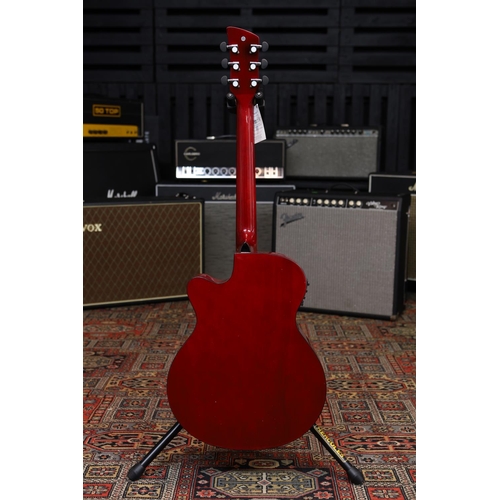 692 - Brunswick BTK30DR acoustic guitar, red finish, boxed (new/B stock)*Please note: this lot is subject ... 