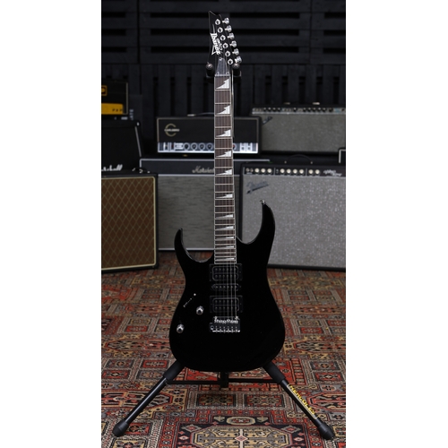 655 - Ibanez GRG170DXL-BKN left-handed electric guitar, black finish (new/B stock)*Please note: this lot i... 