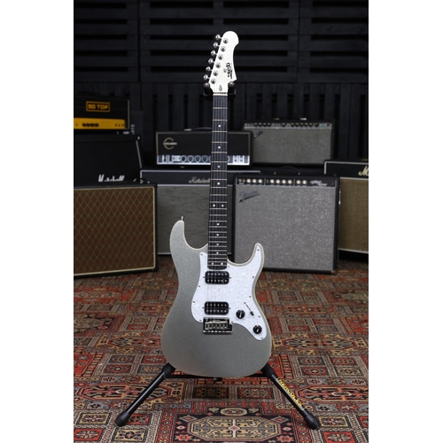 672 - Jet Guitars JS-500 electric guitar, silver sparkle finish, boxed (new/B stock)*Please note: this lot... 