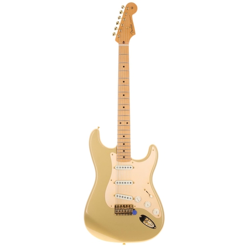 9 - 2004 Fender Stratocaster 50th Anniversary electric guitar, made in Mexico; Body: Aztec gold finish; ... 