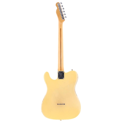 21 - 1971 Fender Telecaster electric guitar, made in USA; Body: blonde finish, finish loss to edge at arm... 